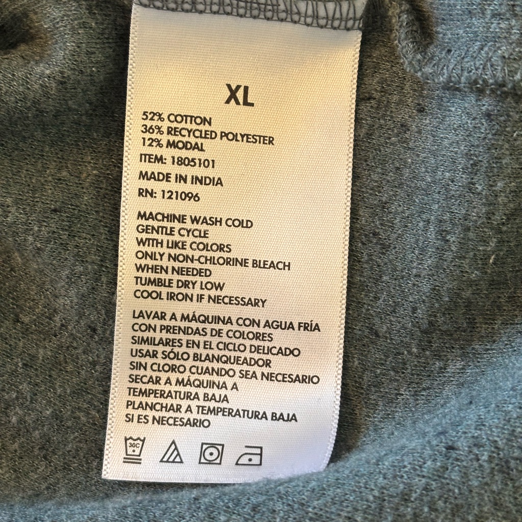 English Laundry Waffle Knit Shirt. Thermal Crewneck Men’s Sz-Xl Euc — image 6 of 8